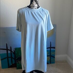 lululemon athletica Sky Blue Short Sleeve Dress